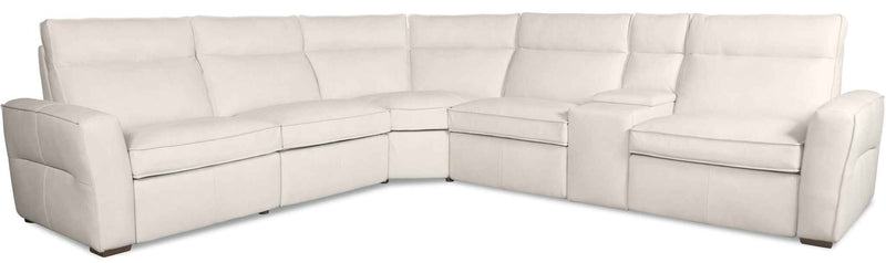 MS - Vann Six-Piece Power Sectional - White