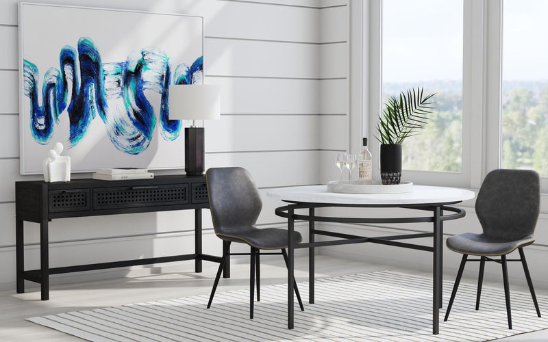 In Motion Canvas Art - White