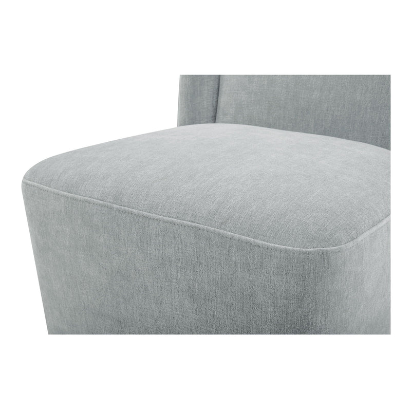 Cormac - Rolling Dining Chair - Slate / Green