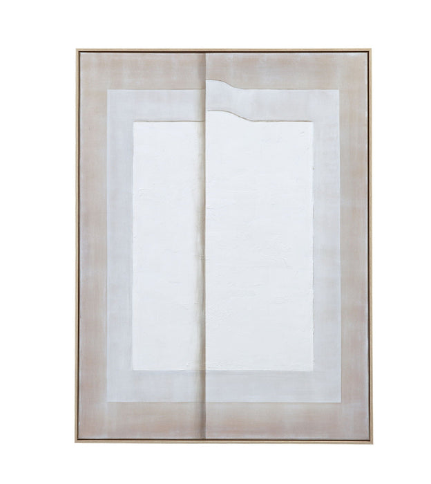 Fold II Canvas Art - Natural