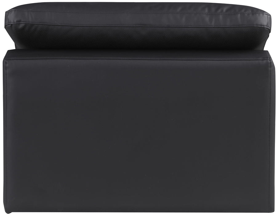 Comfy - Faux Leather Armless Chair
