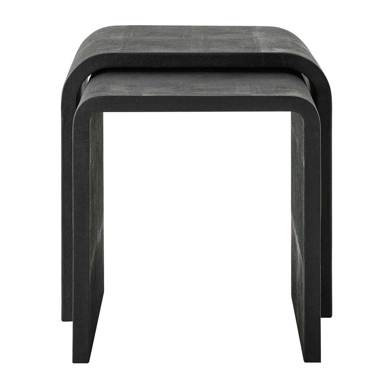 Interpose - Nesting Side Table (Set of 2) - Black