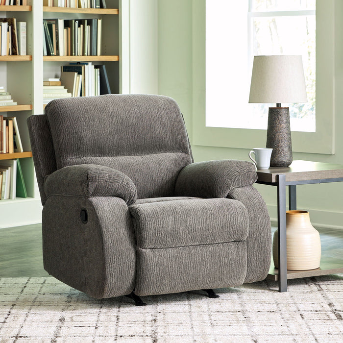 Scranto - Rocker Recliner - Fabric - Brindle