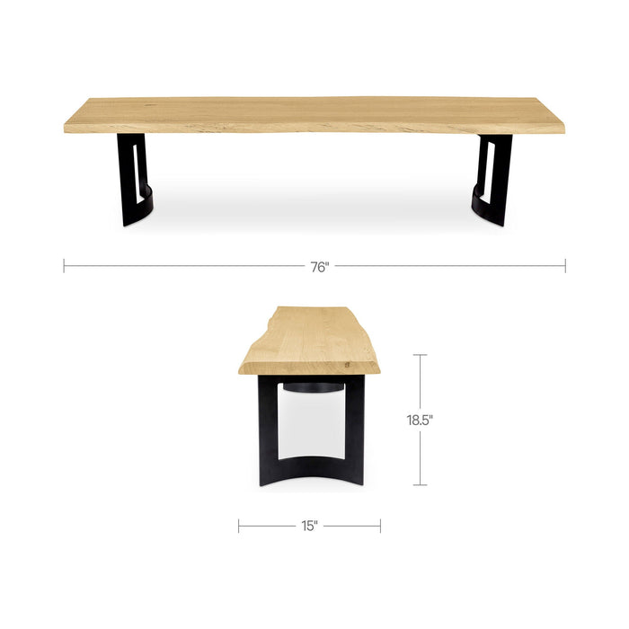 Bent - Bench Extra Small - Oak / Natural
