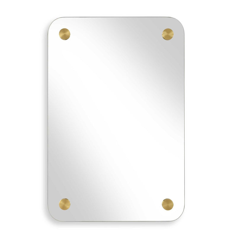 Hamrick - Frameless Mirror - Brass / Gold