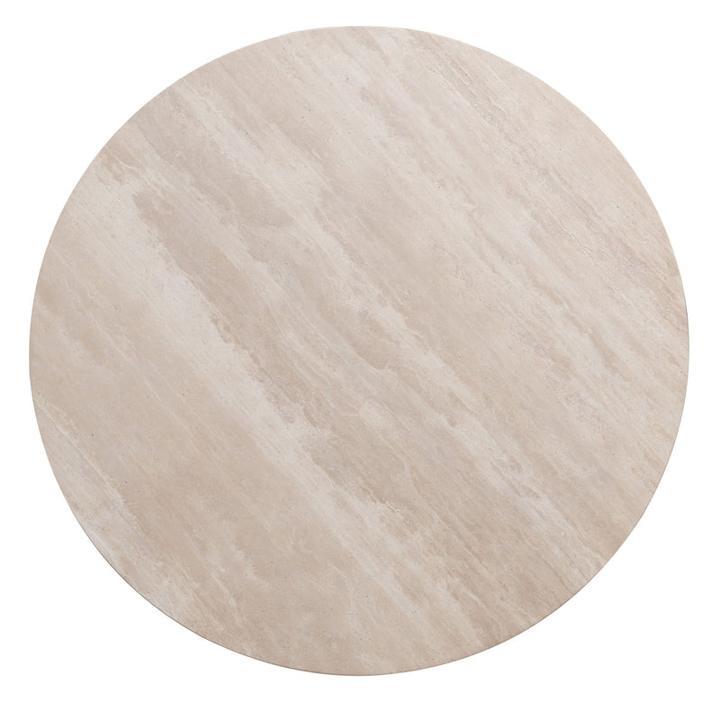 Commerce And Market - Table Talk Chat Table - Champagne / Gray