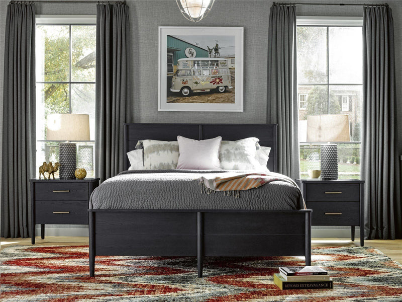 Curated Langley Queen Bed Black