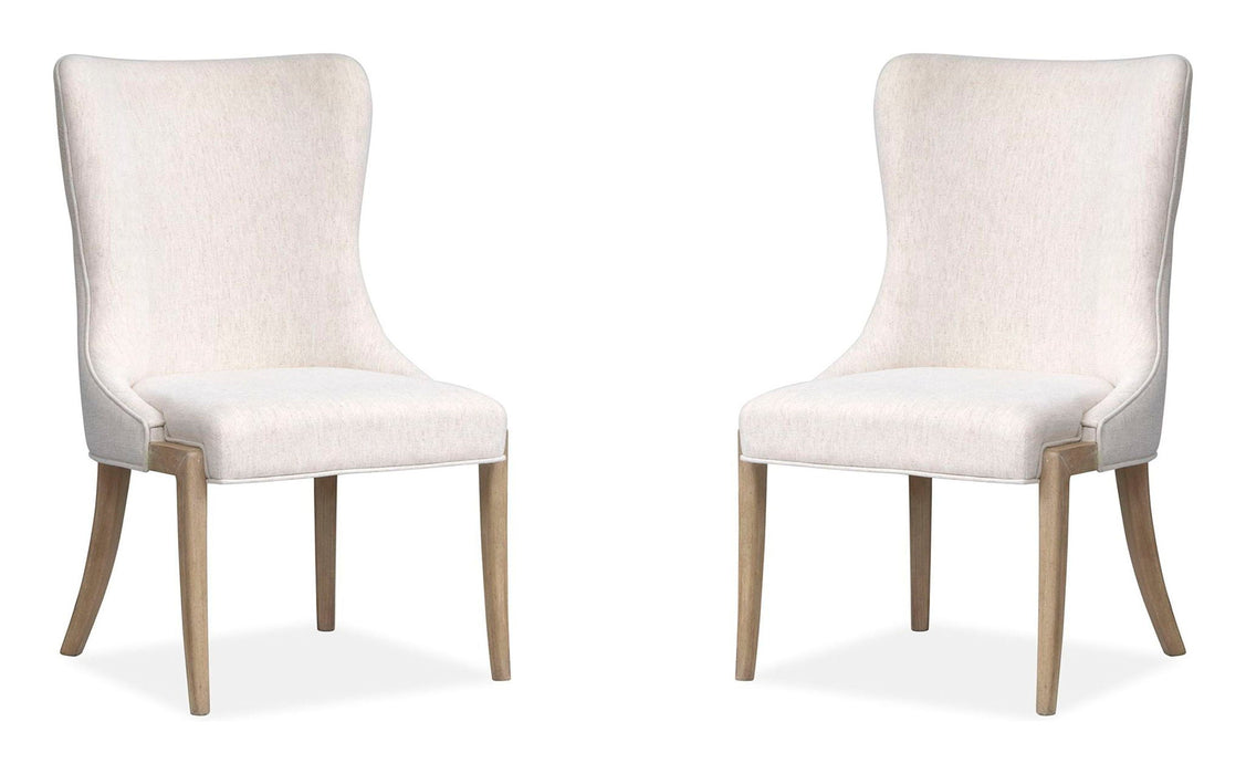 Sunset Cove - Upholstered Host Chair (Set of 2) - Sanibel Brown