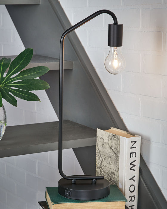 Covybend Metal Desk Lamp - Black