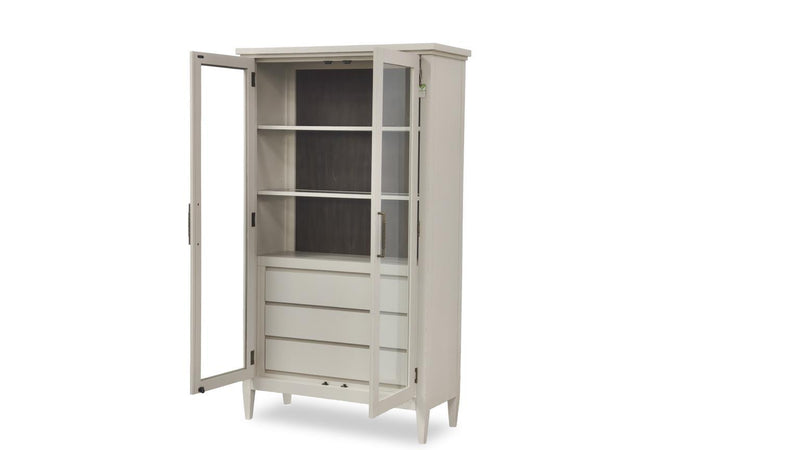 Reflections - Display Cabinet - Cashmere / Dark Roast
