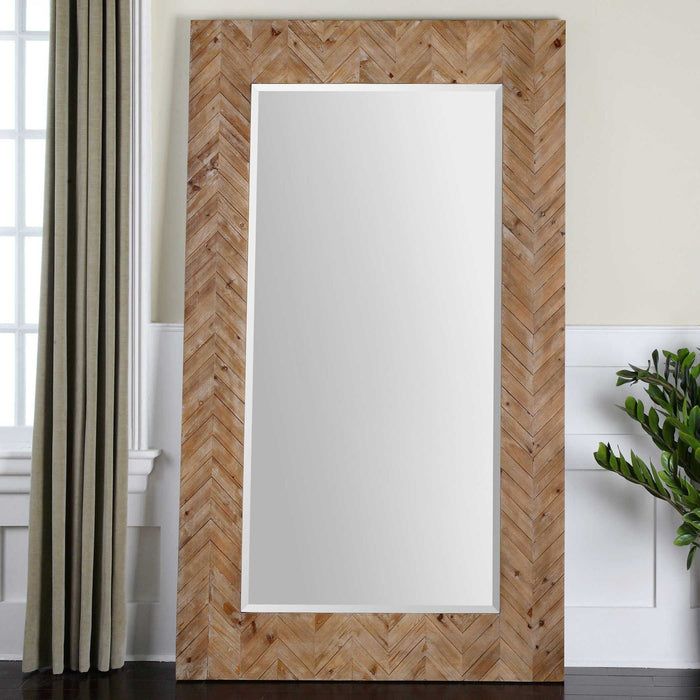 Demetria - Wooden Mirror