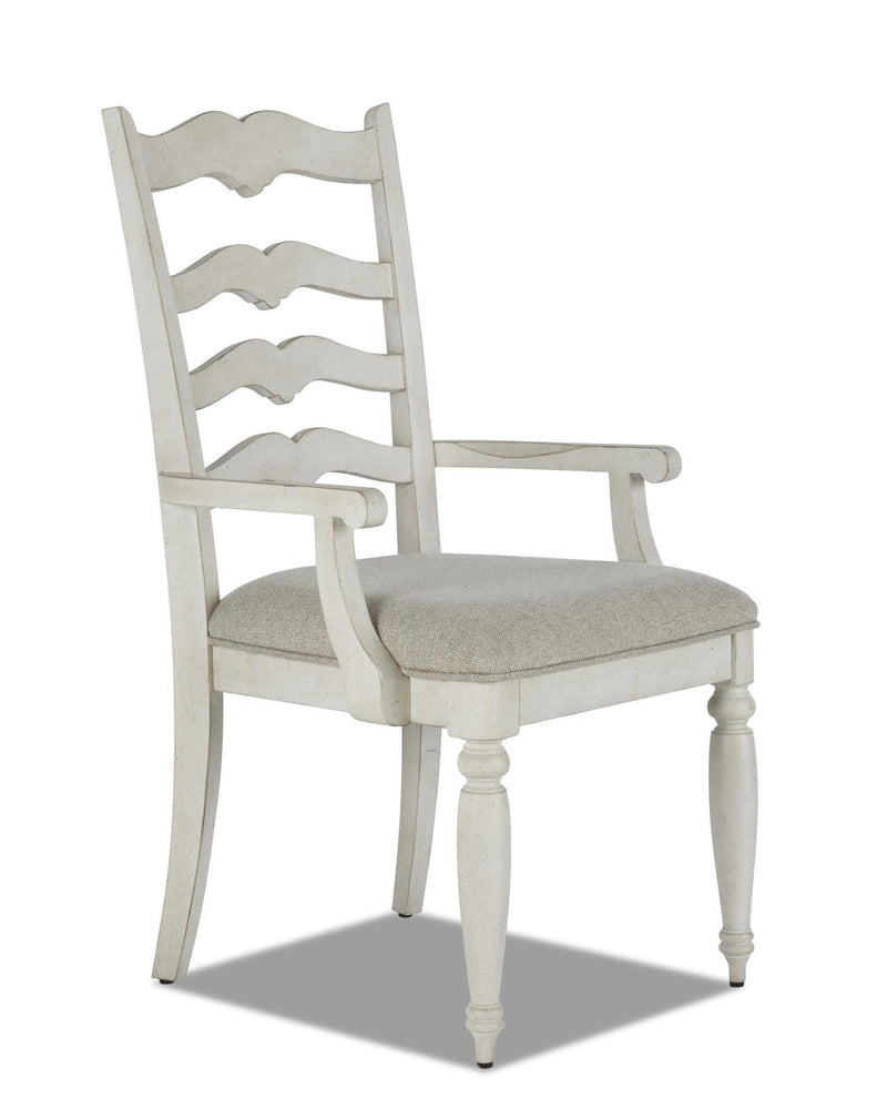 Nashville - Ladderback Arm Chair (Set of 2) - Cloud