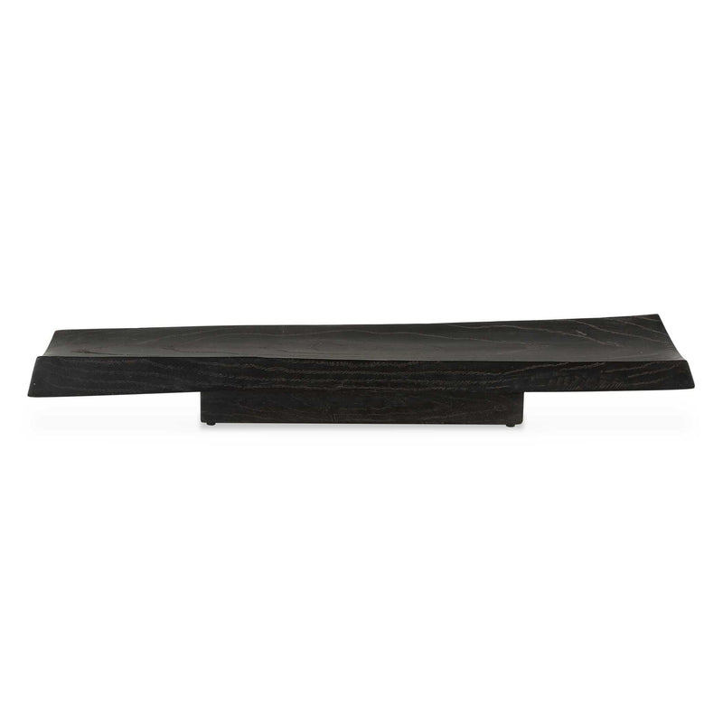 Ciaran - Indoor-Outdoor Wooden Tray - Black