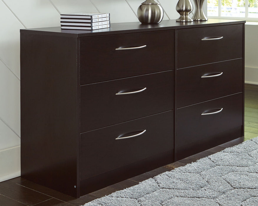 Finch - Six Drawer Dresser - Black