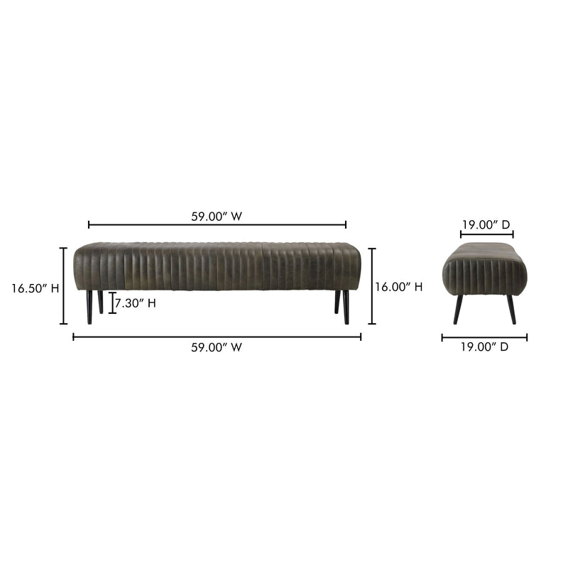 Endora - Bench - Dark Brown
