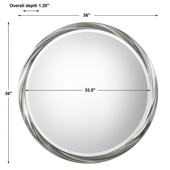 Orion - Round Mirror - Silver