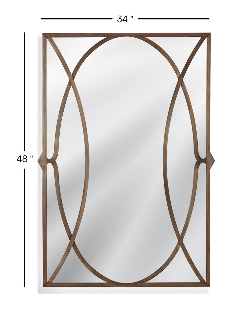 Lattice - Wall Mirror - Yellow