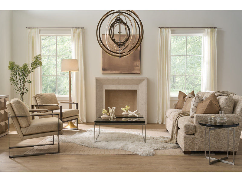 Avaline - Jordan Side Table - Silver
