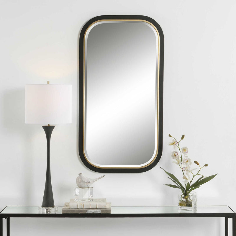 Nevaeh - Curved Rectangle Mirror