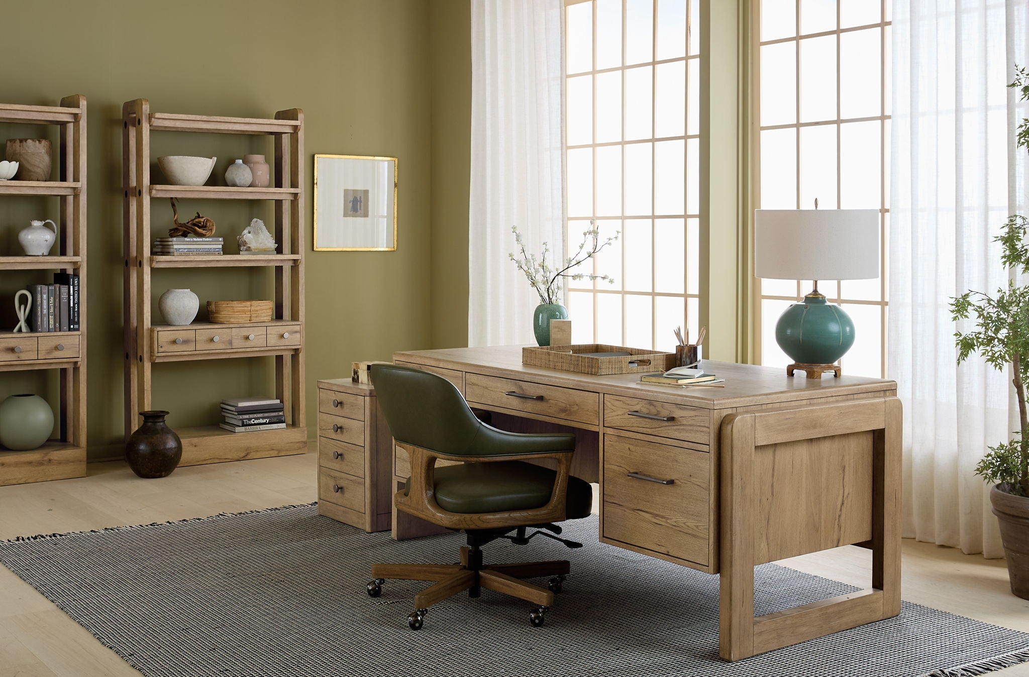 Home Office - Mobile File - Light Brown — Sterling House Interiors
