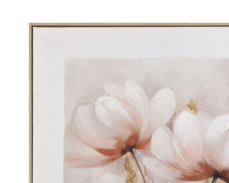 Blush Magnolia II Framed Canvas - Pink