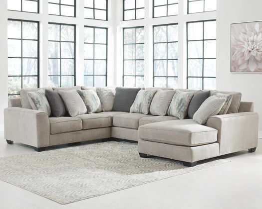 Ardsley 4-Piece Sectional with RHF Chaise - Furniture Depot (7899257503992)