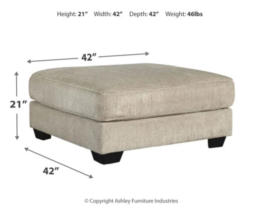 Ardsley Oversized Ottoman - Furniture Depot (7899250917624)