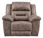 Stoneland Power Recliner Chair - Fossil - Furniture Depot