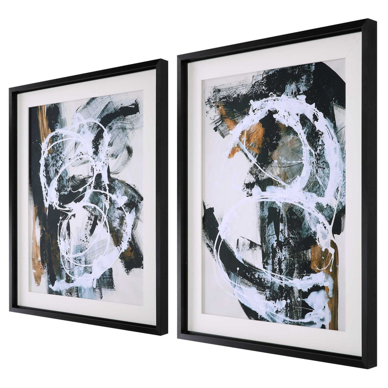 Winterland - Abstract Prints (Set of 2)