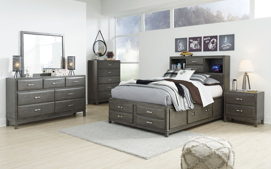 Caitbrook Gray Dresser, Mirror