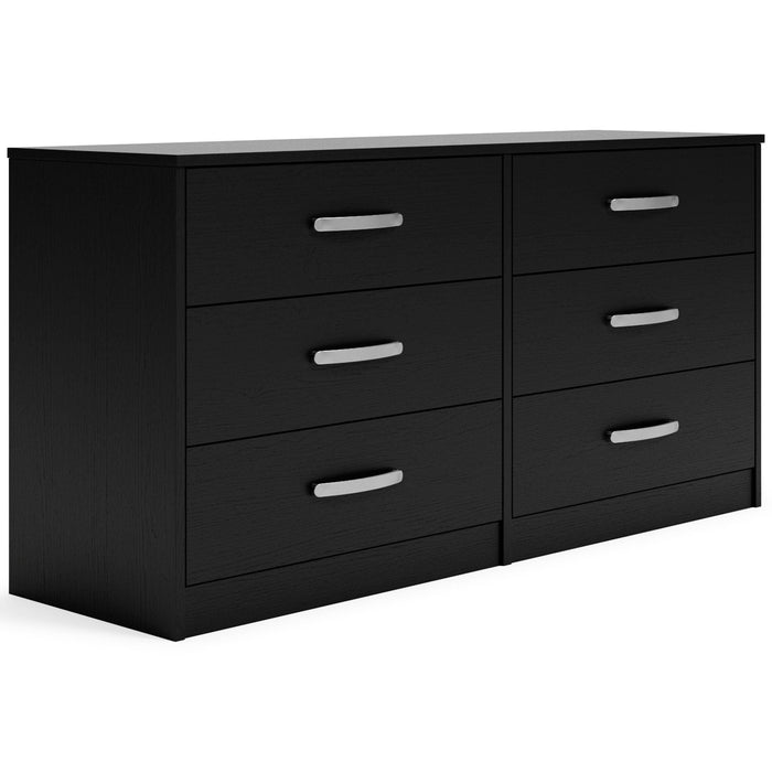 Finch - Six Drawer Dresser - 29'' Height - Black