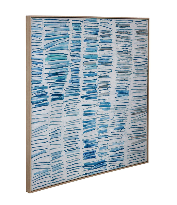 Blue Gail Canvas Art - Light Blue