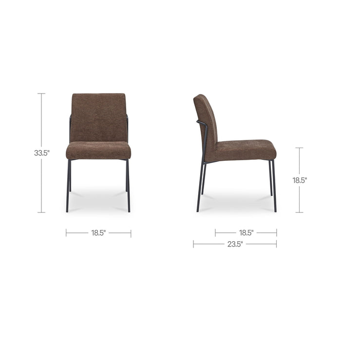 Danny - Dining Chair (Set of 2) - Dark Brown