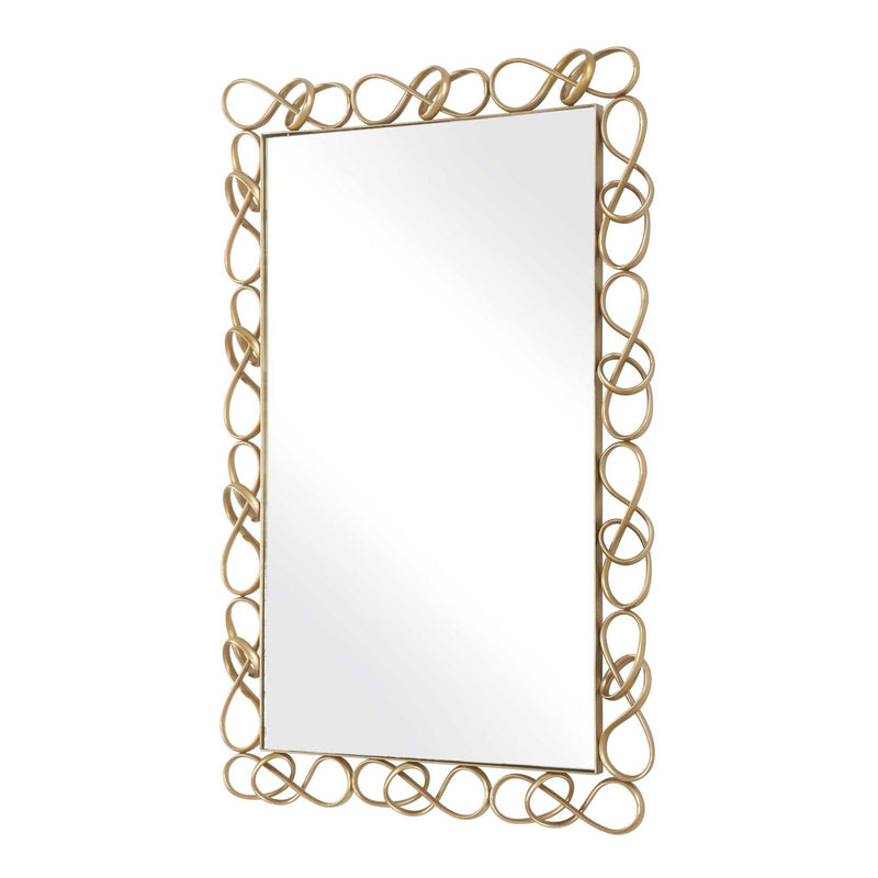 Twist It - Mirror - Antique Brass