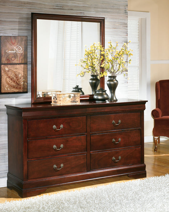 Alisdair Dark Brown Dresser, Mirror