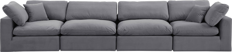 Comfy - Velvet Modular Sofa 4 Seats