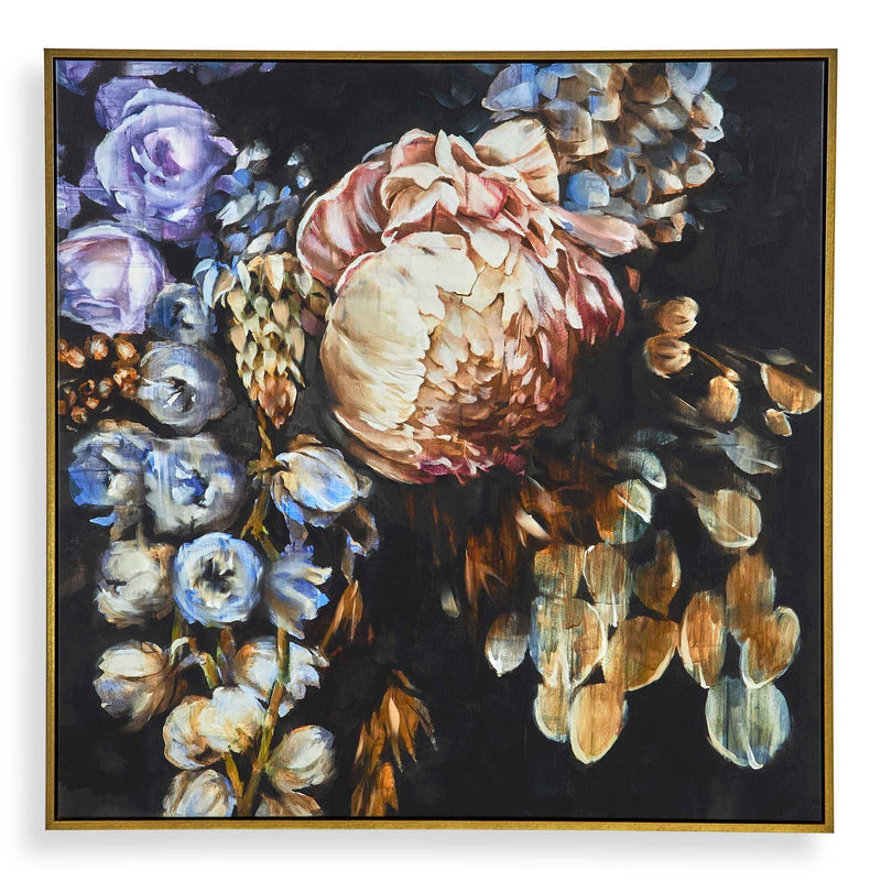 Natural Wonder - Framed Floral Art - Blue
