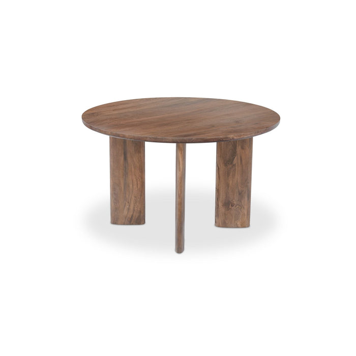Lia - Round Dining Table - Dark Brown