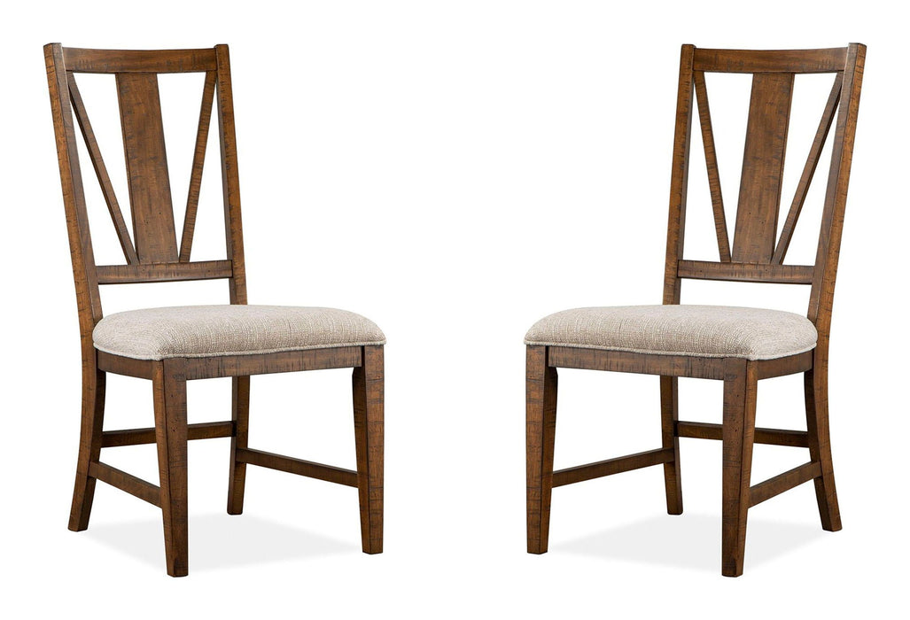 Bay Creek - Dining Side Chair With Upholstered Seat (Set of 2) - Toasted Nutmeg