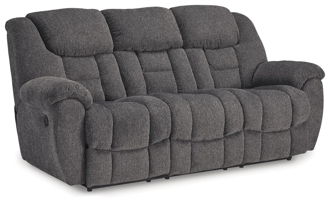 Foreside - Reclining Sofa - Fabric - Charcoal