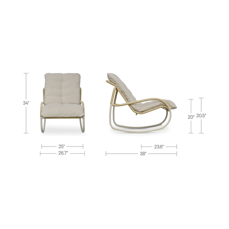 Lyra - Rocker Chair - Beige