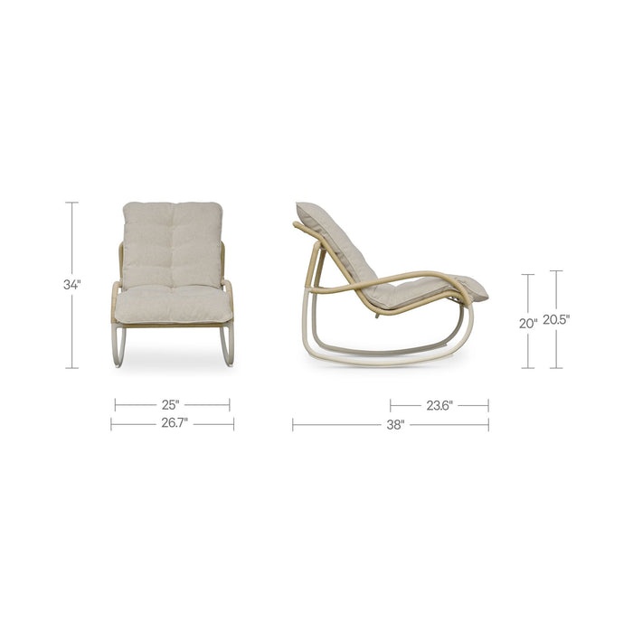 Lyra - Rocker Chair - Beige