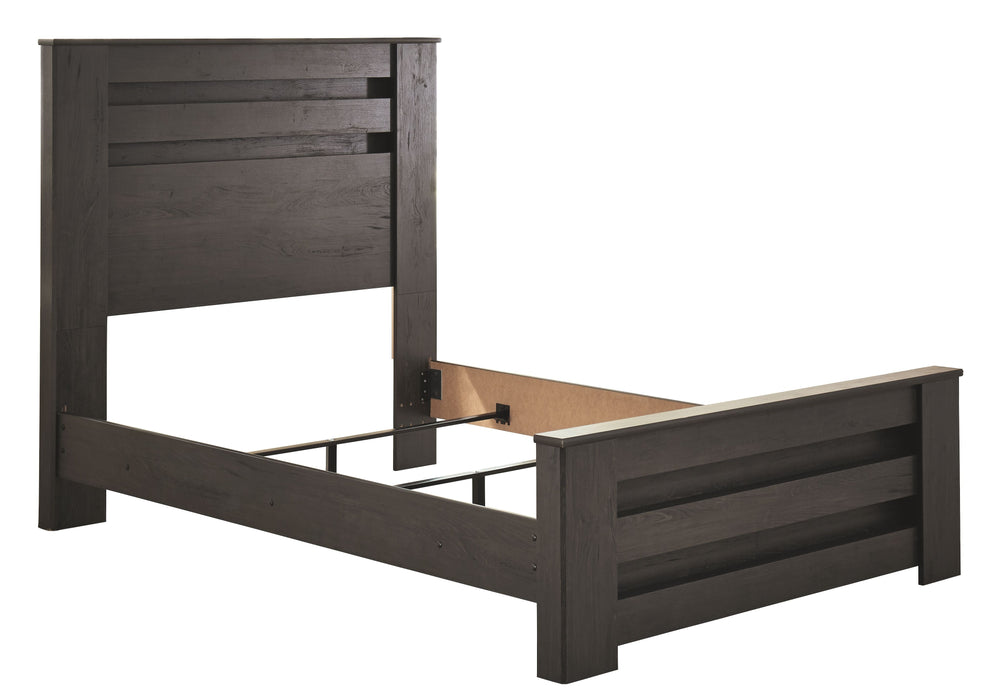 Brinxton Charcoal Panel Bed - King