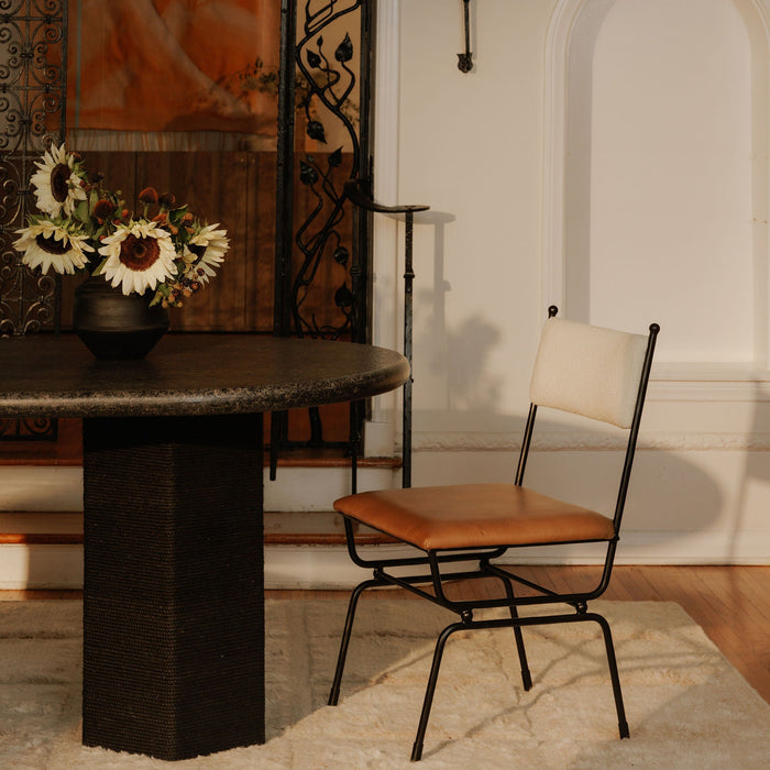 Posta - Dining Chair - Brown / Beige