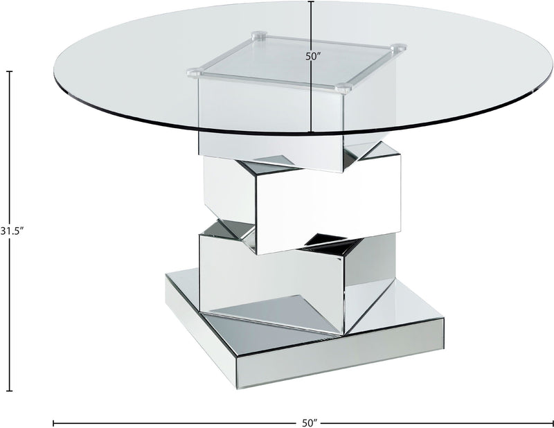 Haven - Dining Table - Silver