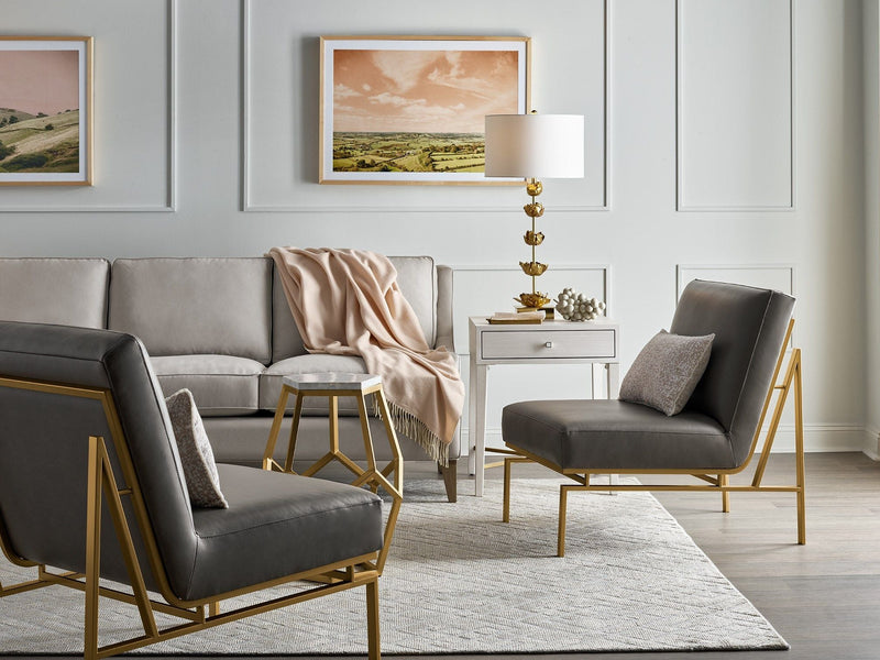 Miranda Kerr Hollywood Accent Chair Light Brown
