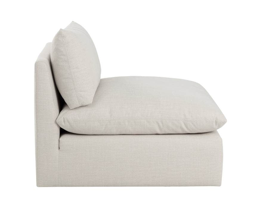 Reve Modular - Armless Chair - Effie Linen