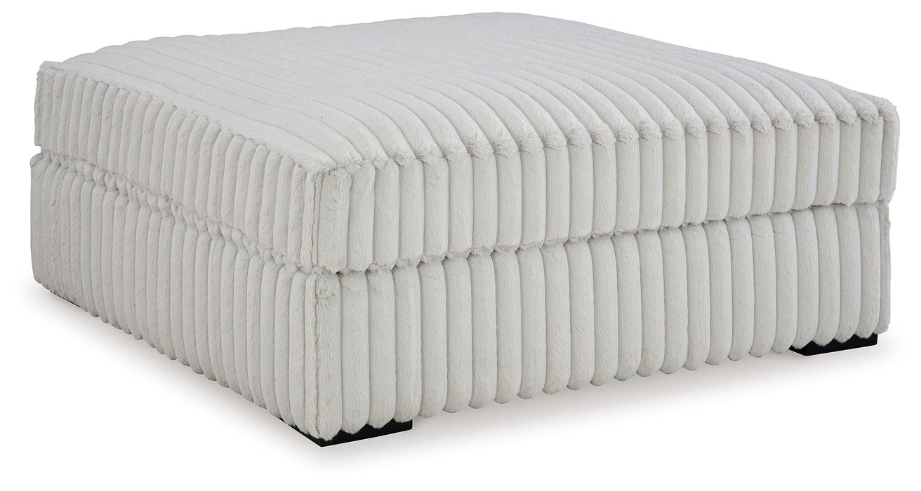 Stupendous - Oversized Accent Ottoman - Alloy