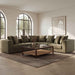 Davie - Classic L Modular Sectional - Olive