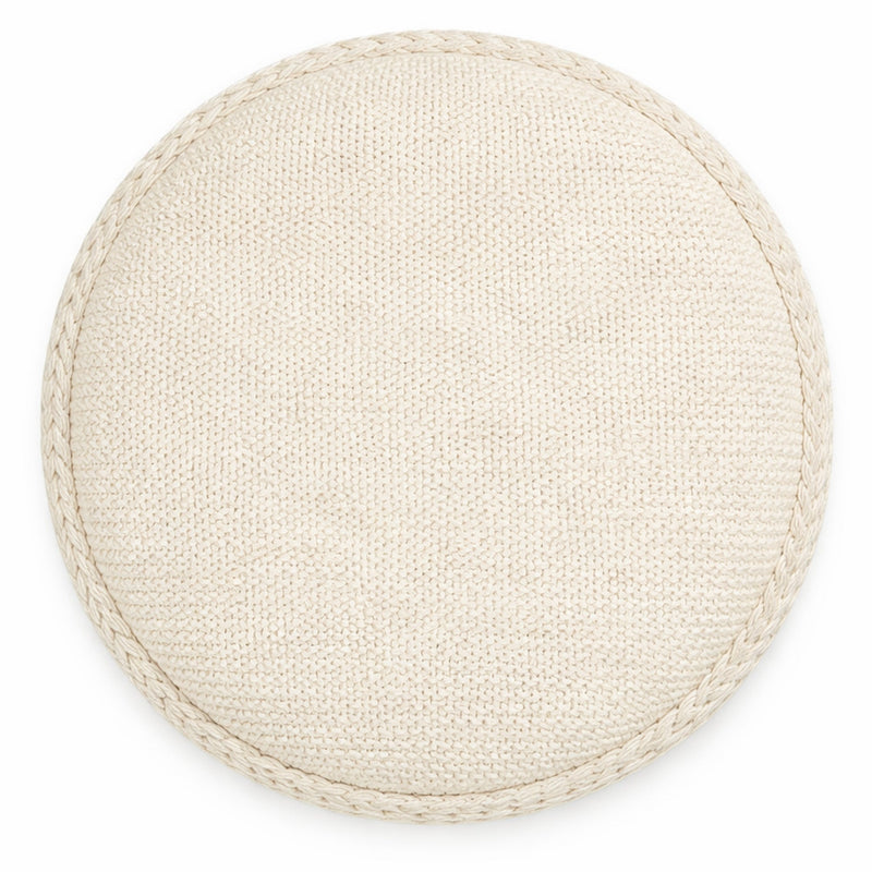 Indigo Storage Ottoman Ivory